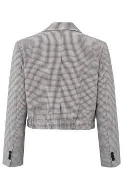 Dames blazer grijs