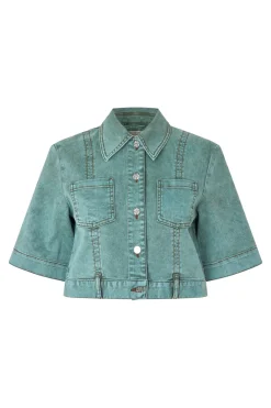 Dames blazer groen