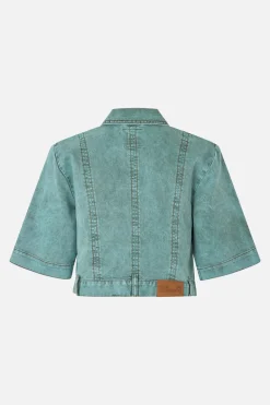 Dames blazer groen