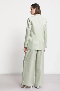 Dames blazer groen