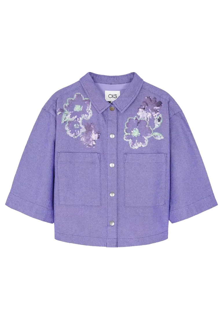 Dames blazer paars