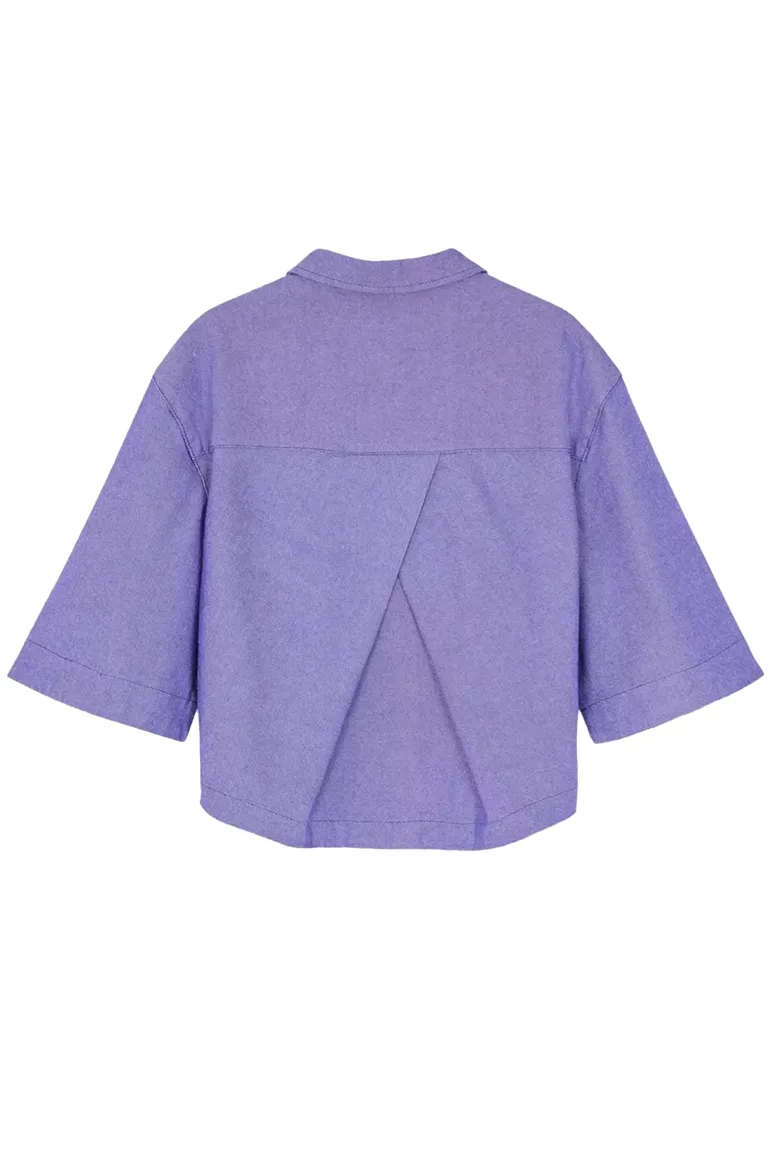 Dames blazer paars