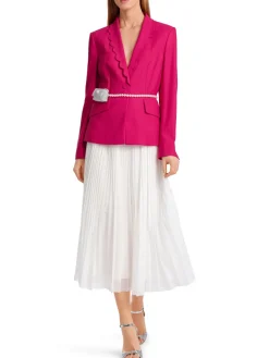 Dames blazer paars