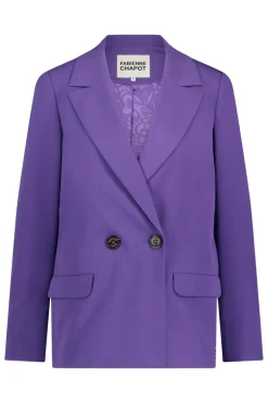 Dames blazer paars