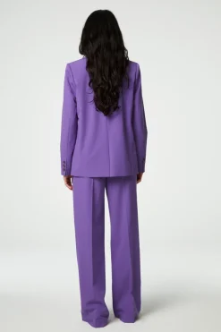 Dames blazer paars