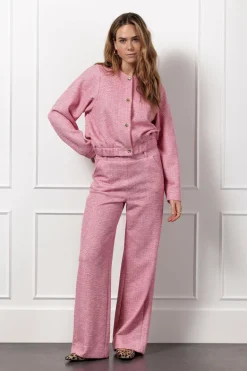 Dames blazer rose