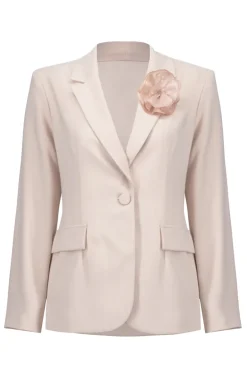 Dames blazer rose