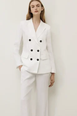 Dames blazer wit