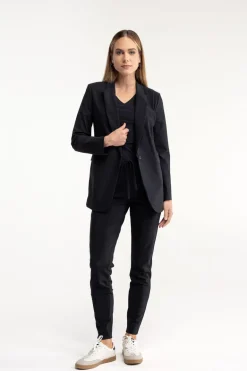 Dames blazer zwart