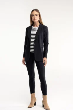 Dames blazer zwart