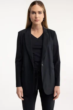 Dames blazer zwart