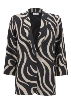 Dames blazer zwart