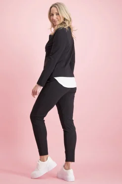 Dames blazer zwart