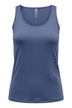 Dames blouse korte mouw blauw