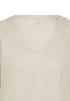 Dames blouse korte mouw ecru