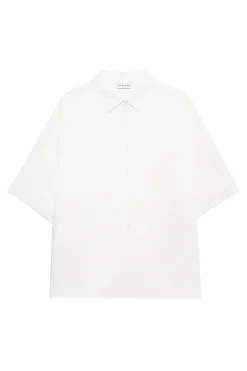 Dames blouse korte mouw ecru