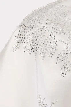 Dames blouse korte mouw ecru