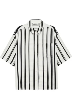 Dames blouse korte mouw ecru