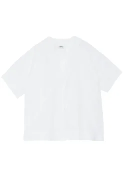 Dames blouse korte mouw wit
