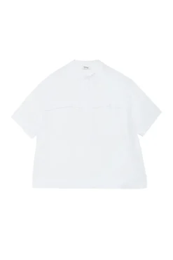 Dames blouse korte mouw wit
