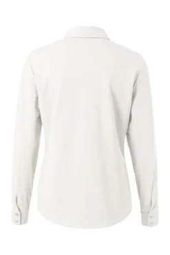 Dames blouse lange mouw ecru
