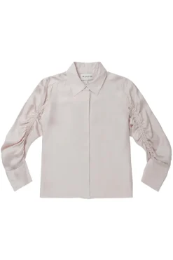 Dames blouse lange mouw ecru