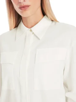 Dames blouse lange mouw ecru