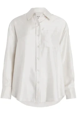 Dames blouse lange mouw ecru
