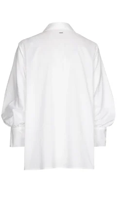 Dames blouse lange mouw ecru