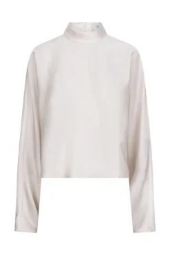 Dames blouse lange mouw ecru