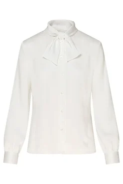 Dames blouse lange mouw ecru