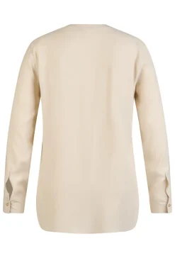 Dames blouse lange mouw ecru