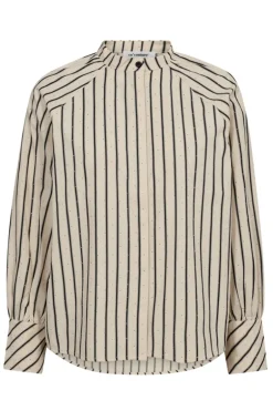 Dames blouse lange mouw ecru