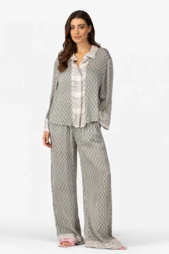 Dames blouse lange mouw groen