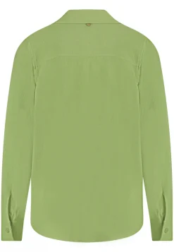 Dames blouse lange mouw groen