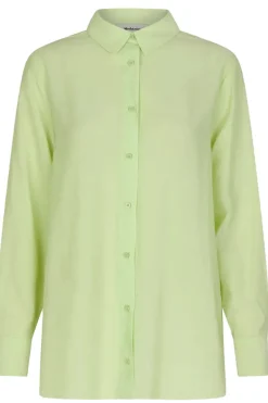 Dames blouse lange mouw geel
