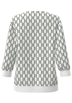Dames blouse lange mouw groen
