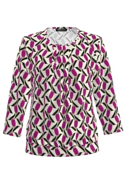 Dames blouse lange mouw rood