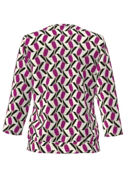 Dames blouse lange mouw rood