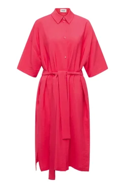 Dames blouse lange mouw rood