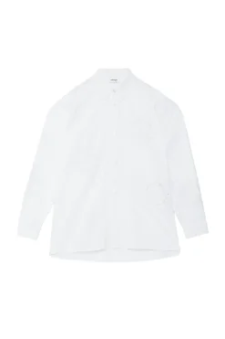 Dames blouse lange mouw wit