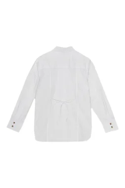 Dames blouse lange mouw wit