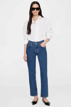 Dames blouse lange mouw wit