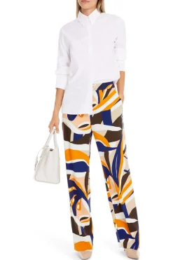 Dames blouse lange mouw wit
