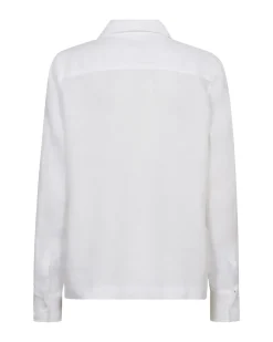 Dames blouse lange mouw wit