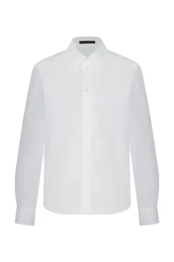 Dames blouse lange mouw wit