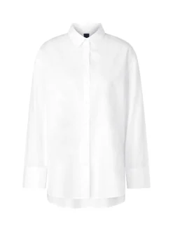 Dames blouse lange mouw wit