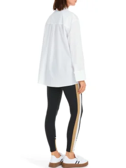 Dames blouse lange mouw wit
