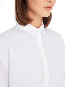 Dames blouse lange mouw wit