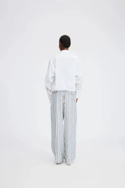 Dames blouse lange mouw wit